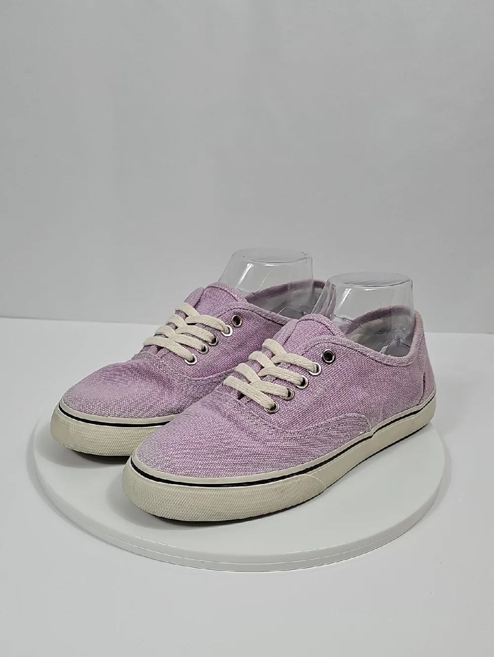 NWOT Re/Done 70s Low Top Skate Sneakers Faded Lilac Purple Canvas 40